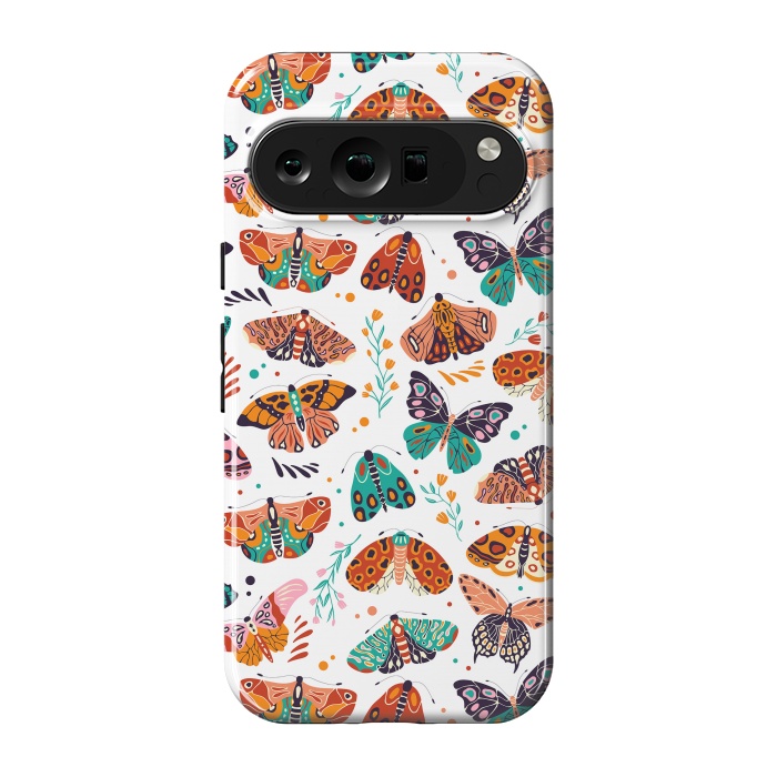 Pixel 9 pro StrongFit Spring Butterflies Pattern 002 by Jelena Obradovic