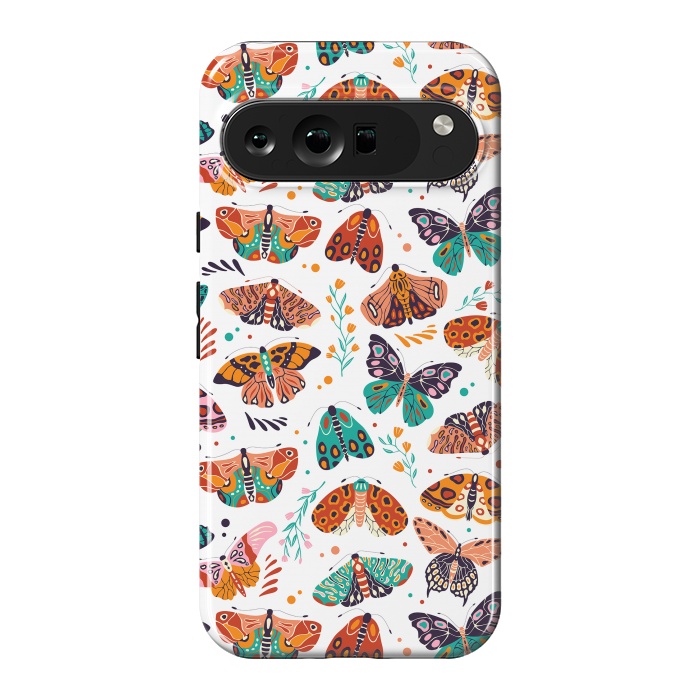 Pixel 9 Pro XL StrongFit Spring Butterflies Pattern 002 by Jelena Obradovic