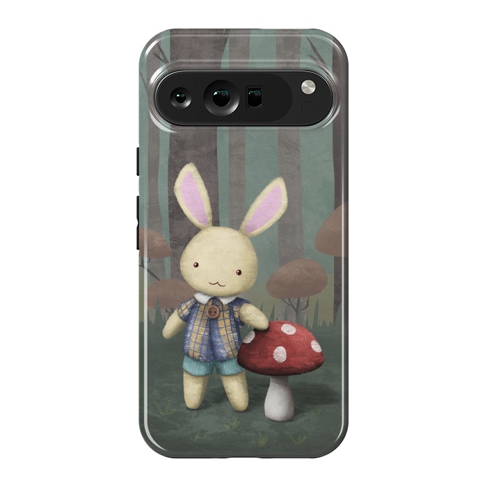 Pixel 9 Pro XL StrongFit Cute bunny by Laura Nagel