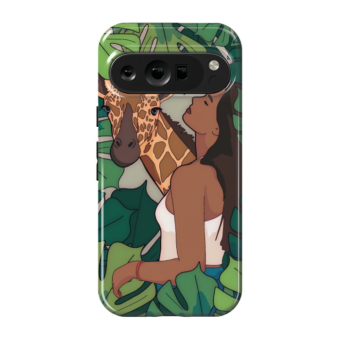 Pixel 9 pro StrongFit The green jungle girl by Steve Wade (Swade)