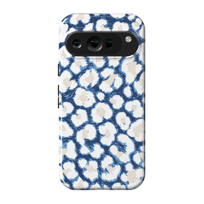 Pixel 9 pro StrongFit Blue-Cream Cozy Surface by ''CVogiatzi.