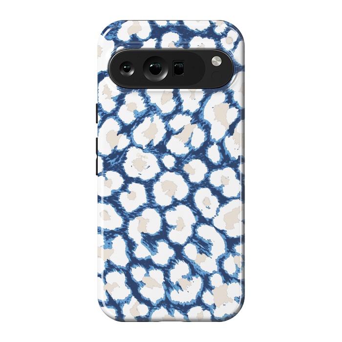 Pixel 9 Pro XL StrongFit Blue-Cream Cozy Surface by ''CVogiatzi.