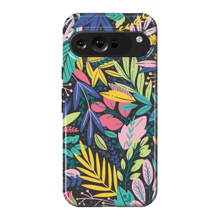 Pixel 9 Pro XL StrongFit Tropical Flowers by ArtsCase