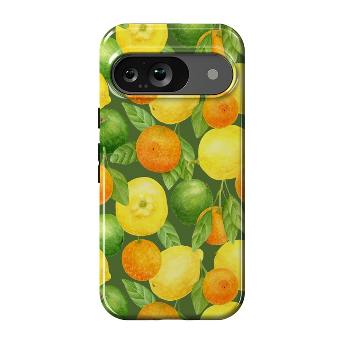 Pixel 9 StrongFit summer fruits lemons and oranges by haroulita