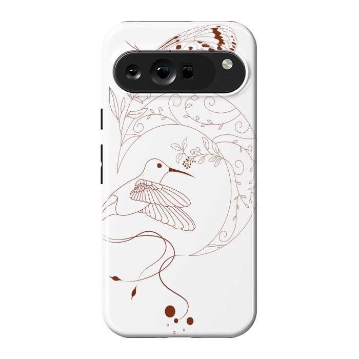 Pixel 9 Pro XL StrongFit hummingbird moon by haroulita