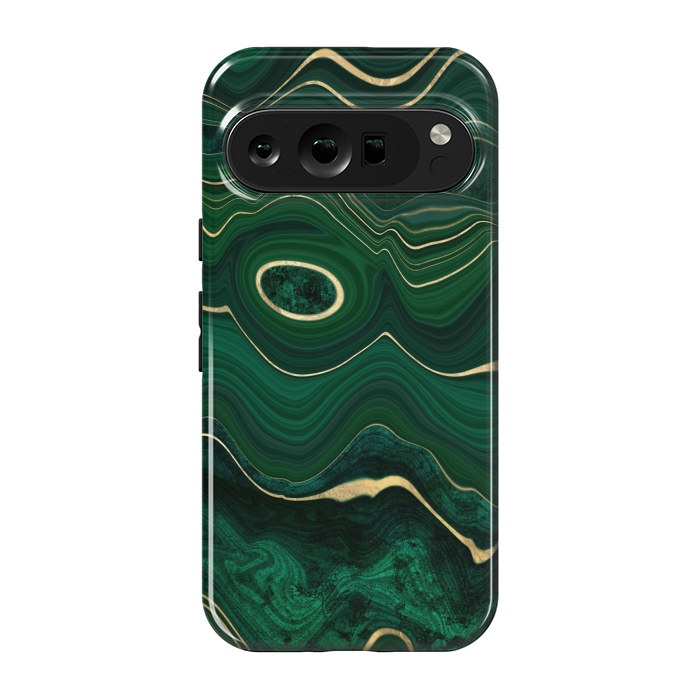 Pixel 9 pro StrongFit malachite by haroulita