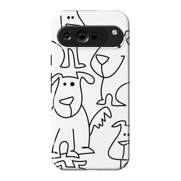 Pixel 9 Pro XL StrongFit doodle dogs by haroulita