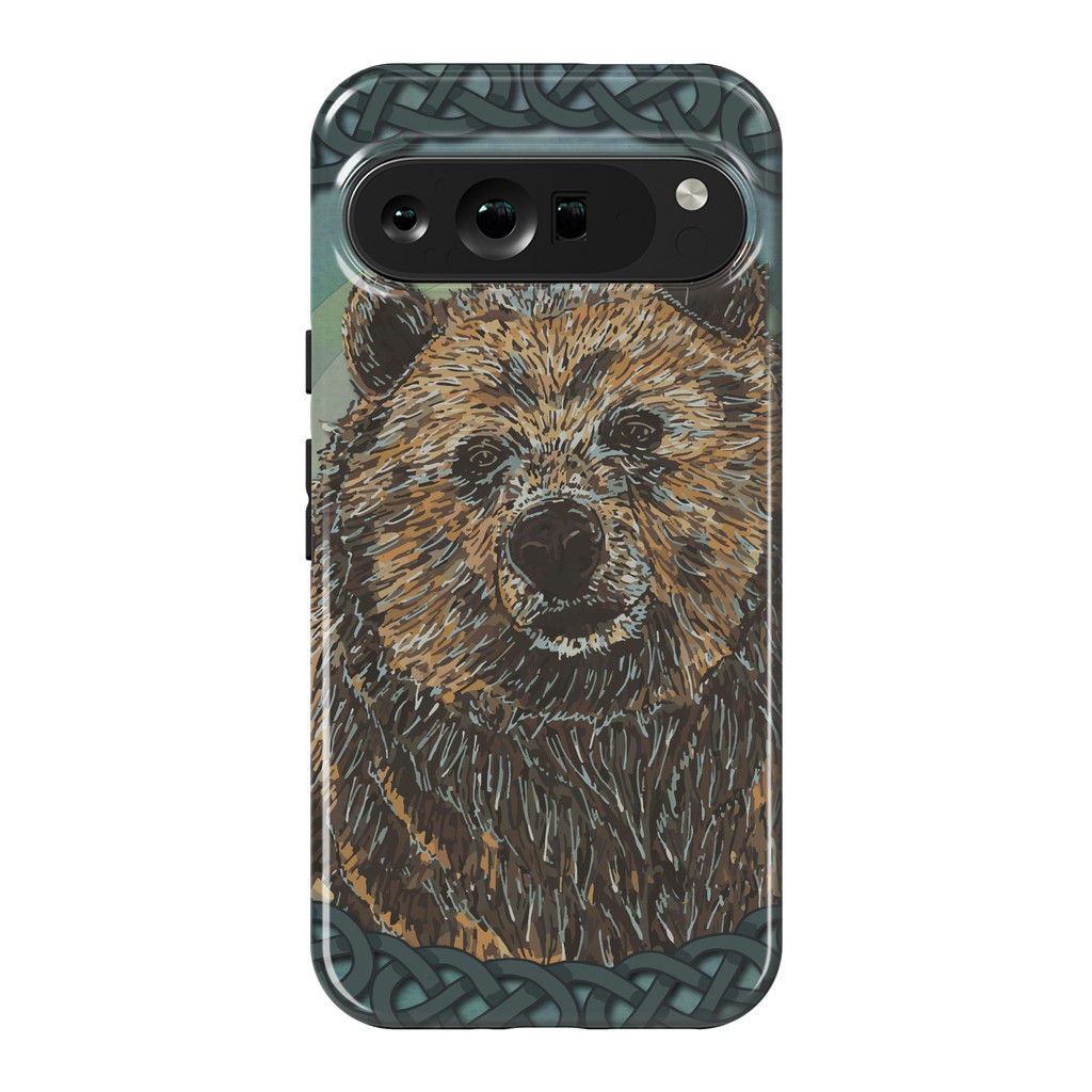 Pixel 9 Pro XL StrongFit Brown Bear by Lotti Brown