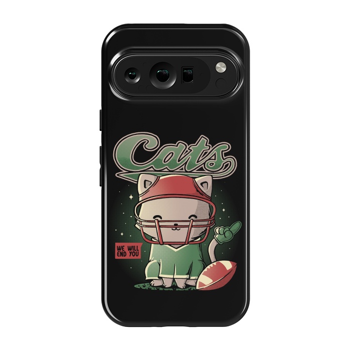 Pixel 9 pro StrongFit Cats Football by eduely