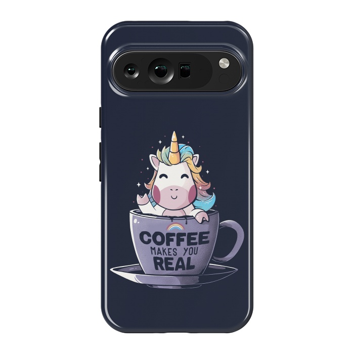 Pixel 9 Pro XL StrongFit Coffee Makes You Real by eduely