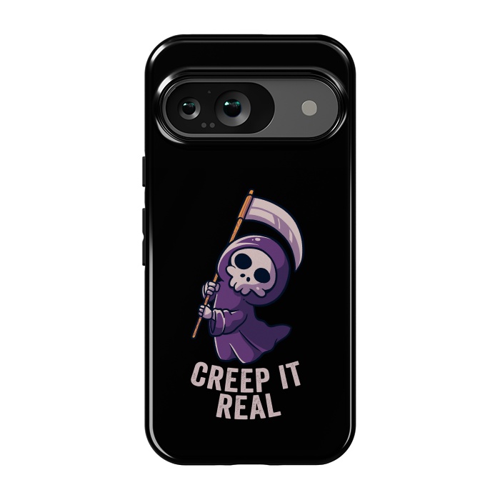 Pixel 9 StrongFit Creep It Real - Skull by eduely