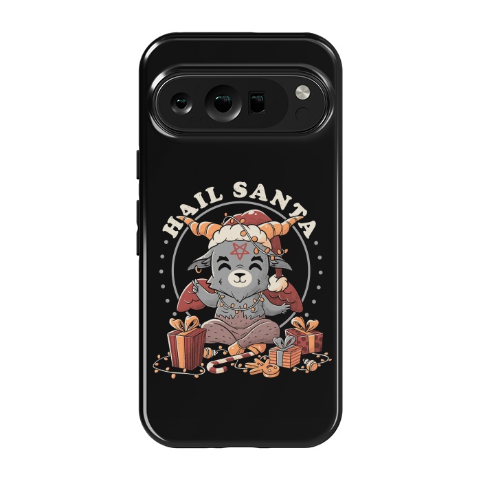 Pixel 9 pro StrongFit Hail Santa by eduely