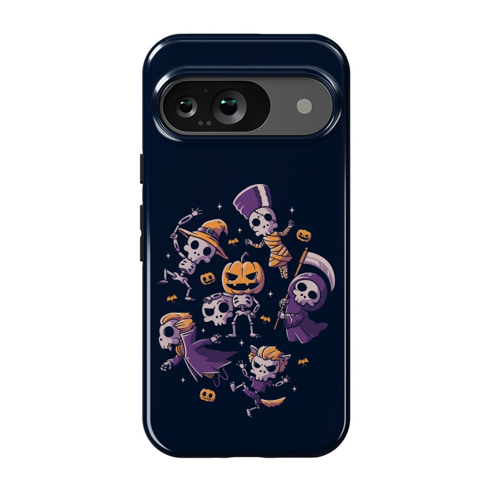 Pixel 9 StrongFit Halloween Skulls by eduely