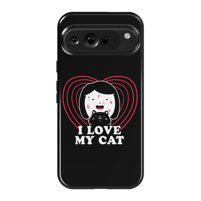 Pixel 9 Pro XL StrongFit I Love My Cat by eduely