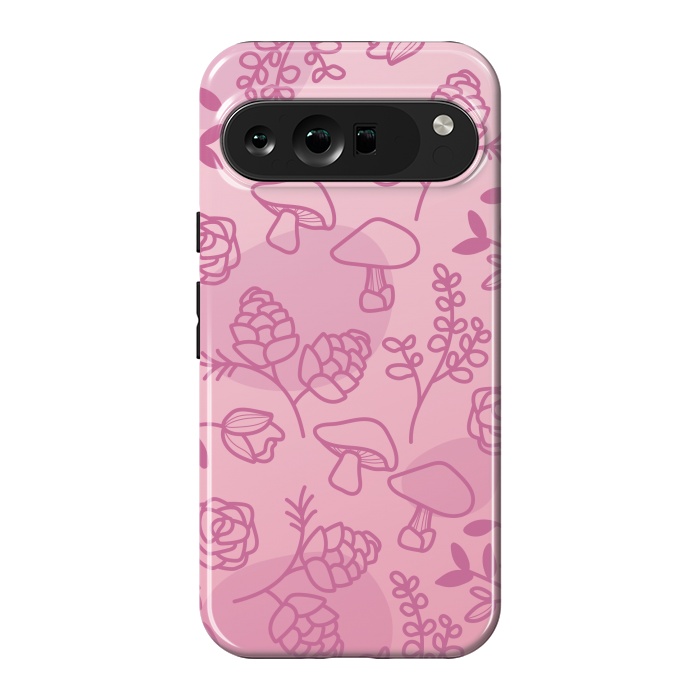 Pixel 9 Pro XL StrongFit Flores Rosa by daivos