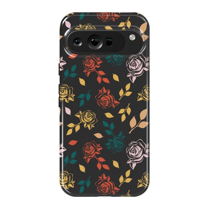 Pixel 9 Pro XL StrongFit Rose Floral by TMSarts