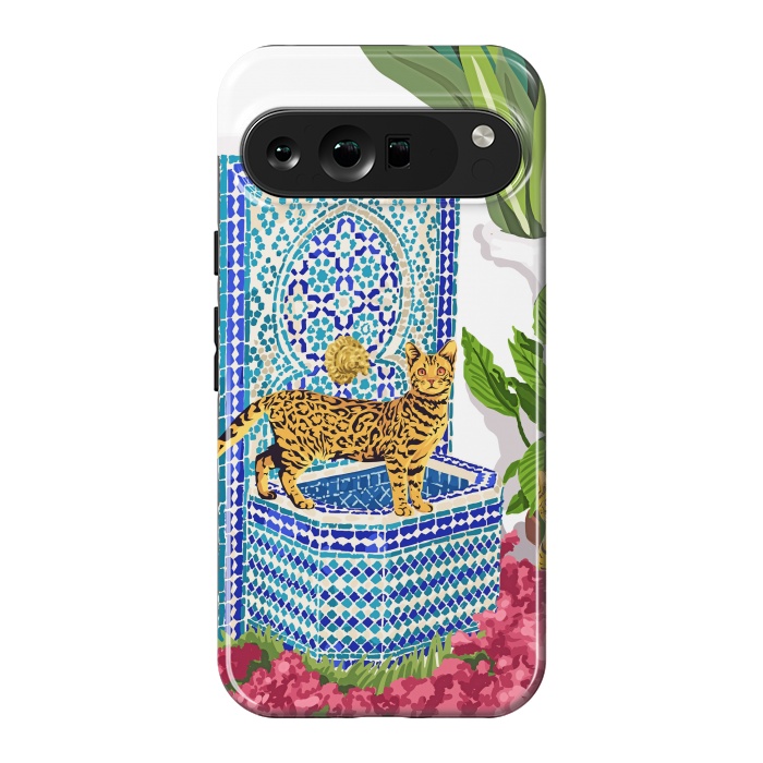 Pixel 9 Pro XL StrongFit Royal Cats by Uma Prabhakar Gokhale