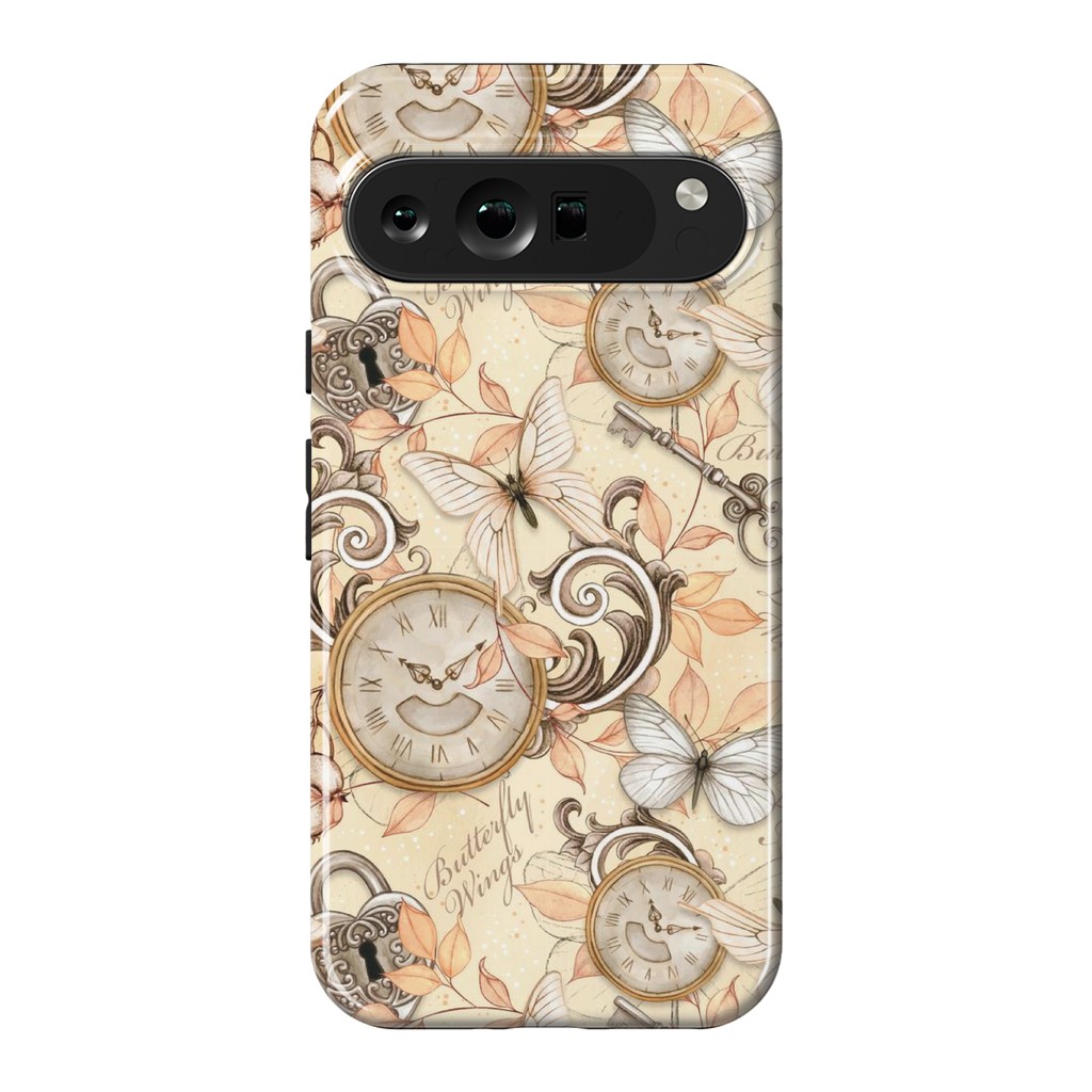 Pixel 9 Pro XL StrongFit aesthetic butterfly pattern by MALLIKA