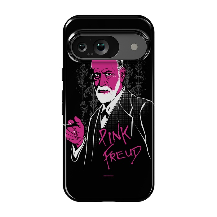 Pixel 9 StrongFit Pink Freud by Draco