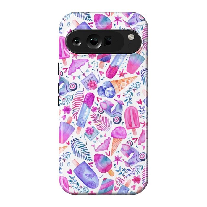 Pixel 9 Pro XL StrongFit Purple Day Dreams and Ice Creams by gingerlique