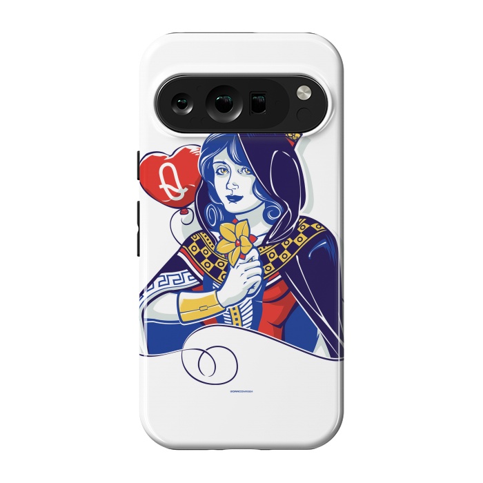 Pixel 9 pro StrongFit Queen of hearts by Draco