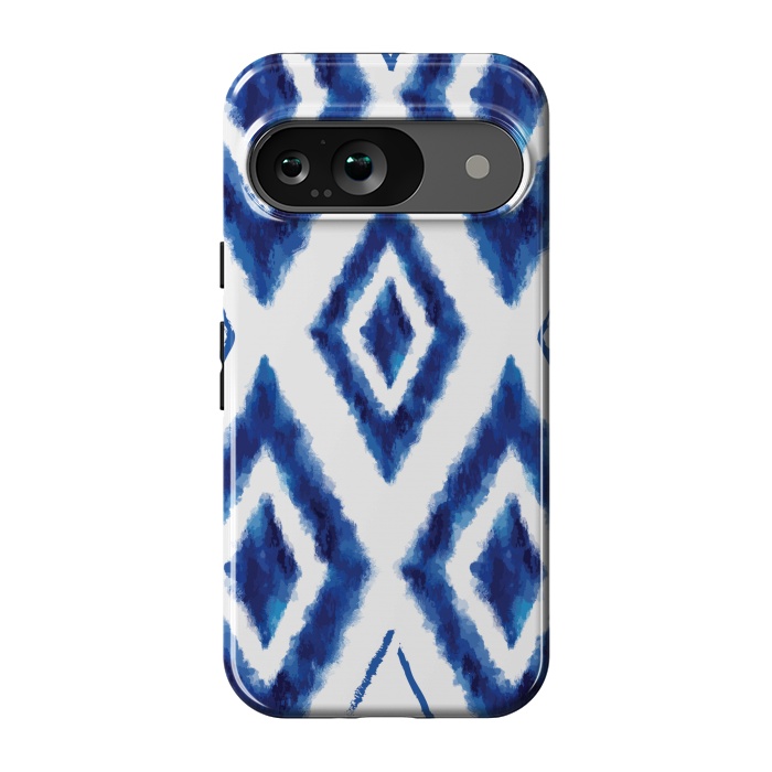 Pixel 9 StrongFit blue diamond pattern 2 by MALLIKA