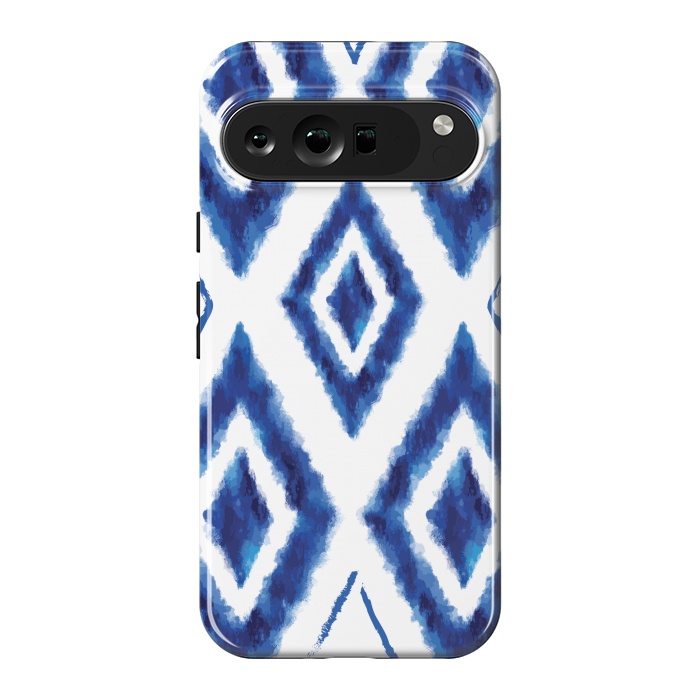 Pixel 9 Pro XL StrongFit blue diamond pattern 2 by MALLIKA