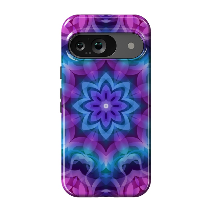 Pixel 9 StrongFit Floral Abstract G269 by Medusa GraphicArt