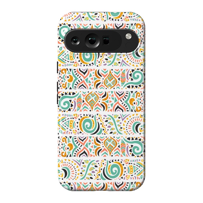 Pixel 9 Pro XL StrongFit Jungle doodles day by Pom Graphic Design