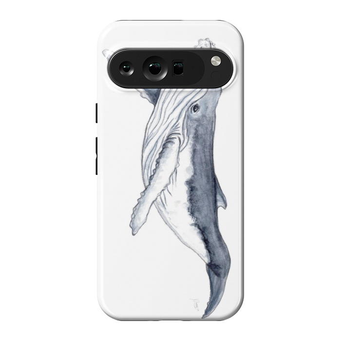 Pixel 9 Pro XL StrongFit Humpback whale baby Megaptera novaeangliae by Chloe Yzoard