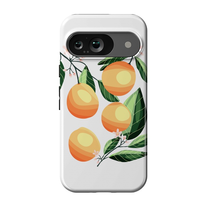 Pixel 9 StrongFit Peaches on white by Jelena Obradovic