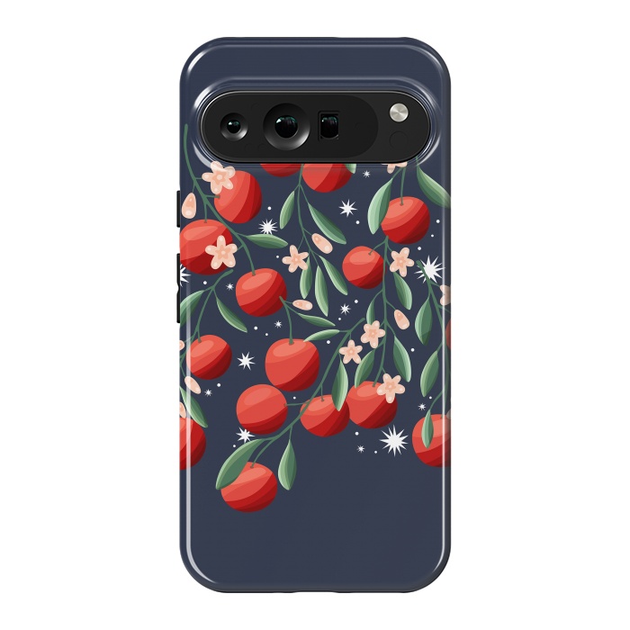 Pixel 9 Pro XL StrongFit Oranges on dark by Jelena Obradovic