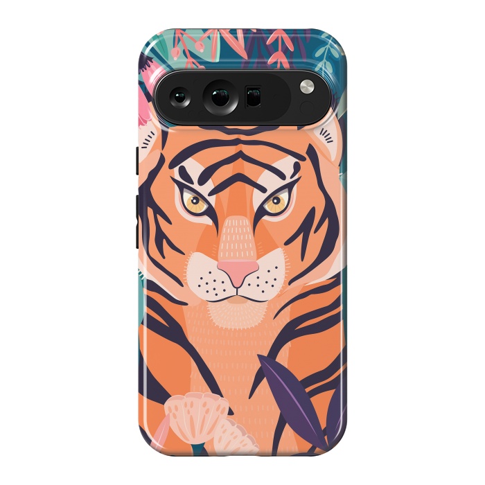 Pixel 9 Pro XL StrongFit Tiger in nature by Jelena Obradovic