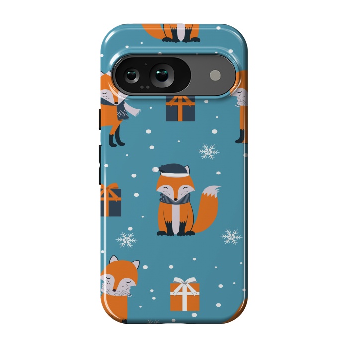 Pixel 9 StrongFit cute xmas fox by haroulita