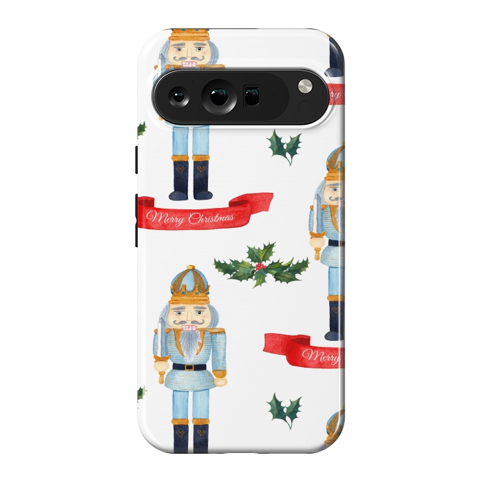 Pixel 9 Pro XL StrongFit merry christmas-nutcrackers by haroulita