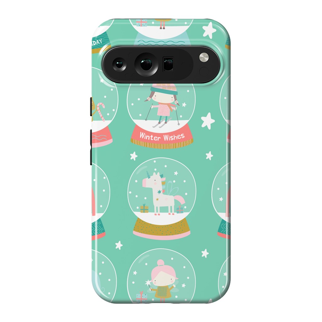 Pixel 9 Pro XL StrongFit xmas snowglobe by haroulita