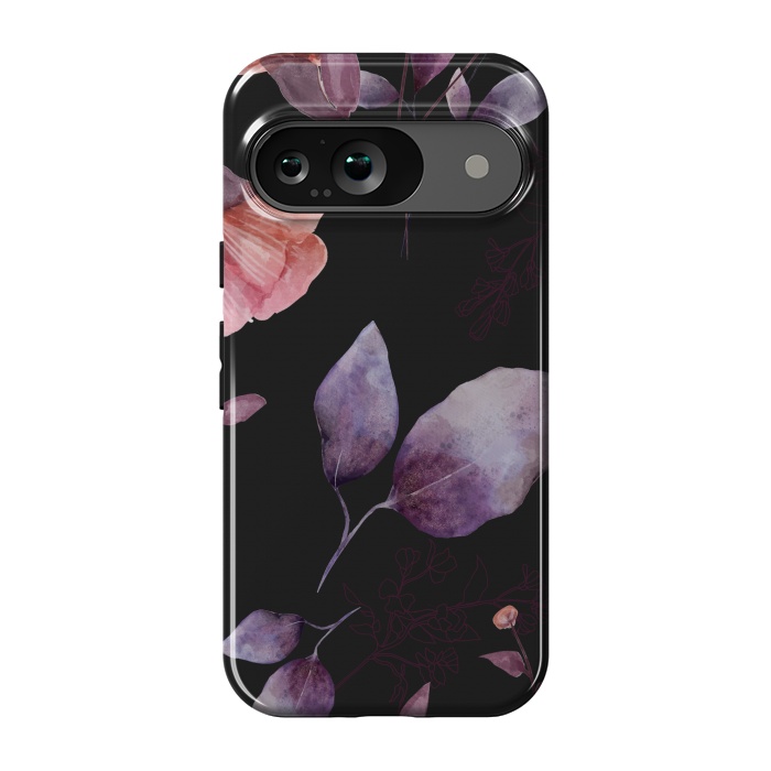 Pixel 9 StrongFit rose gray flowers by haroulita