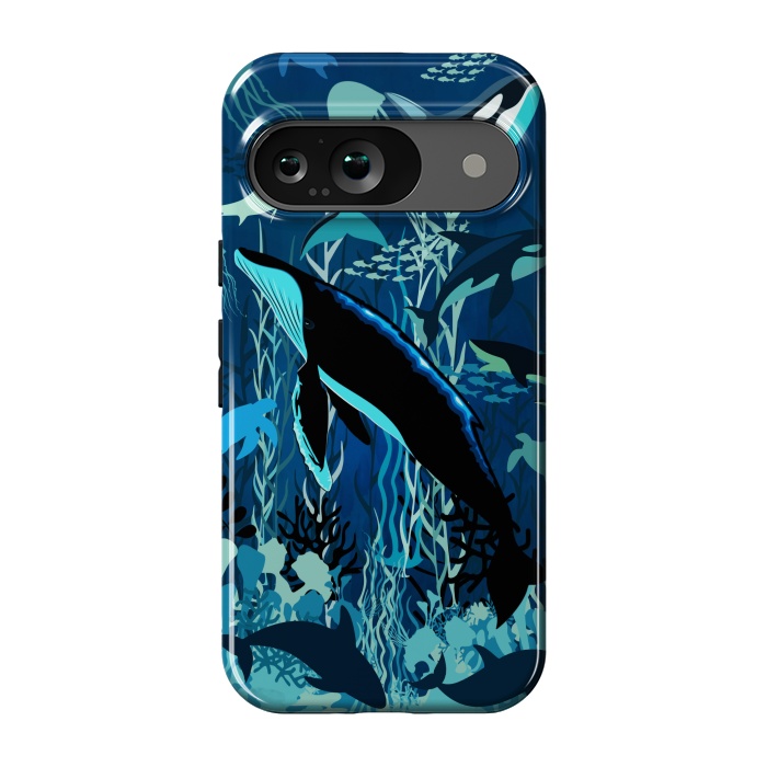 Pixel 9 StrongFit Sealife Blue Shades Dream Underwater Scenery by BluedarkArt