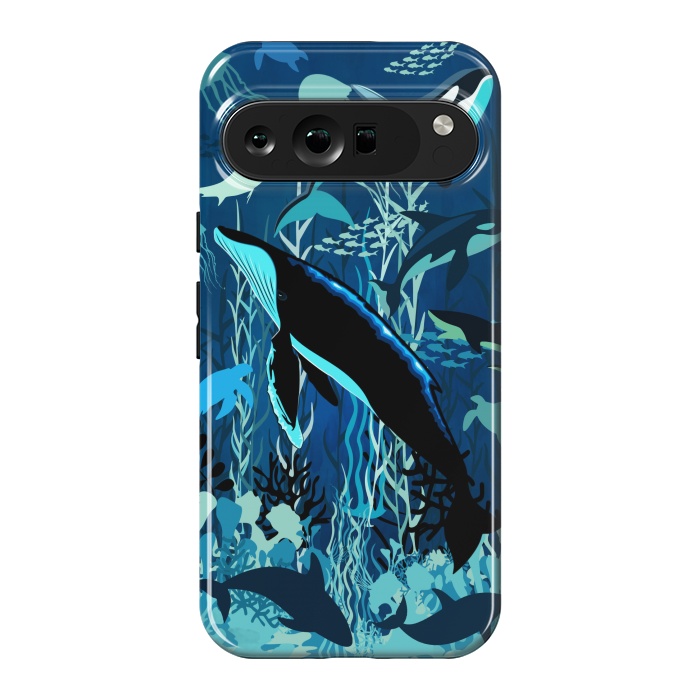 Pixel 9 Pro XL StrongFit Sealife Blue Shades Dream Underwater Scenery by BluedarkArt