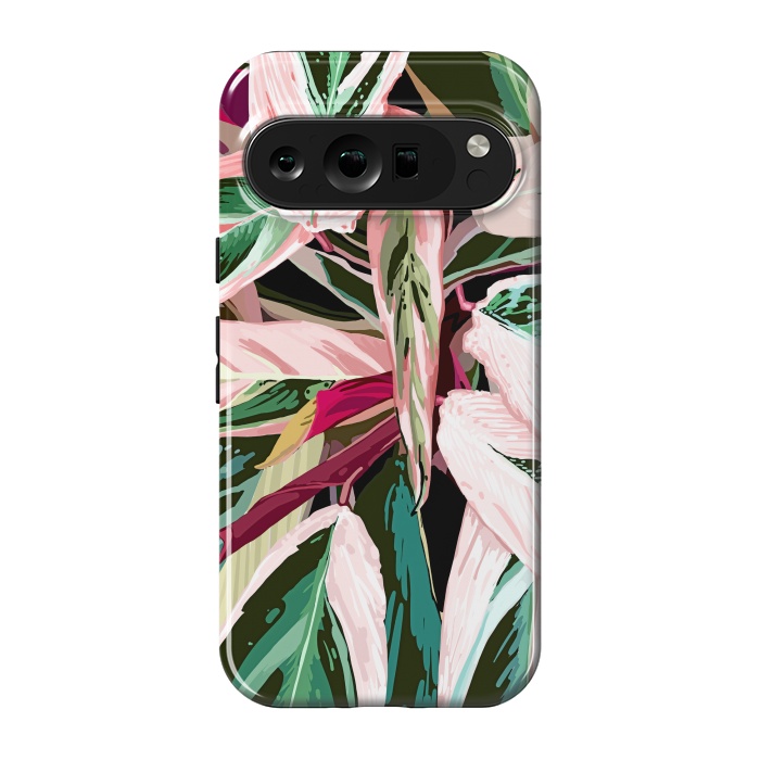 Pixel 9 pro StrongFit Tropical Variegated Houseplant by Uma Prabhakar Gokhale