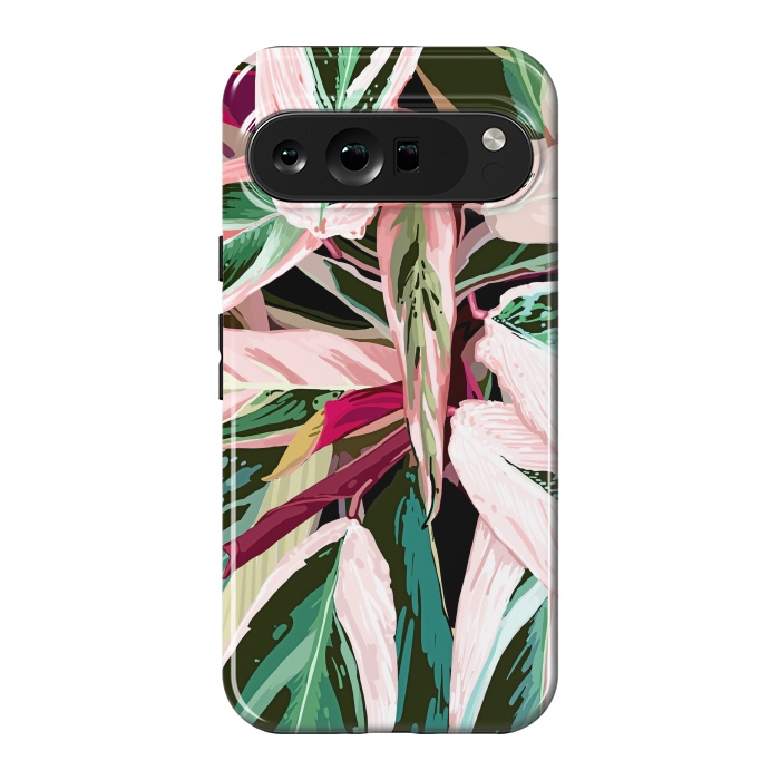 Pixel 9 Pro XL StrongFit Tropical Variegated Houseplant by Uma Prabhakar Gokhale