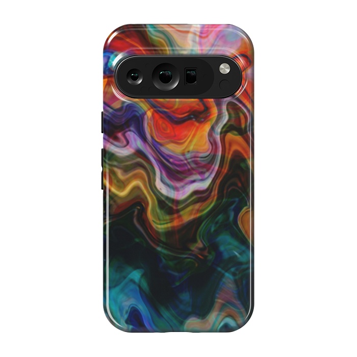 Pixel 9 pro StrongFit Digitalart Abstract Marbling G596 by Medusa GraphicArt