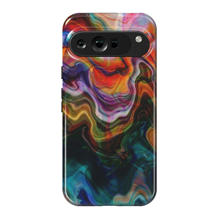 Pixel 9 Pro XL StrongFit Digitalart Abstract Marbling G596 by Medusa GraphicArt