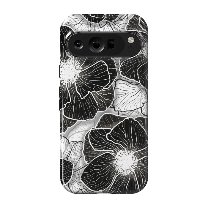 Pixel 9 pro StrongFit Anemones Wildflower Illustration G599 by Medusa GraphicArt