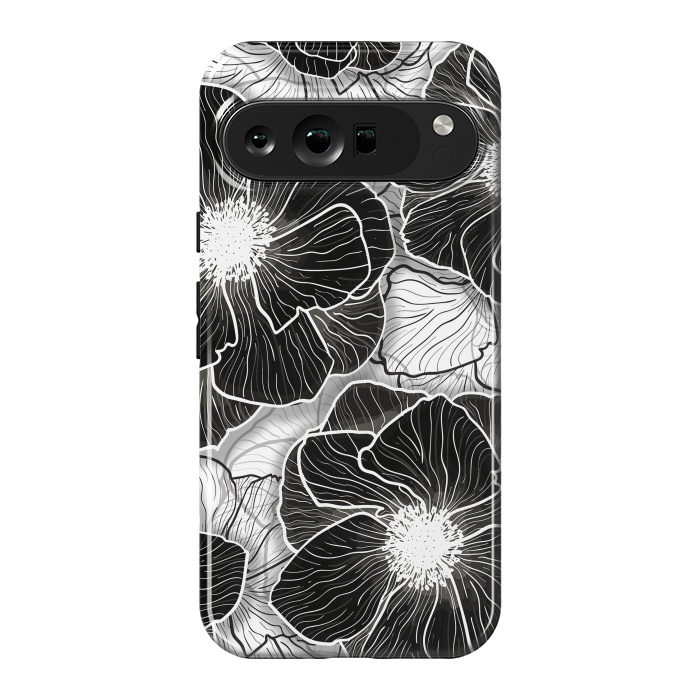 Pixel 9 Pro XL StrongFit Anemones Wildflower Illustration G599 by Medusa GraphicArt