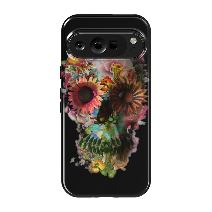 Pixel 9 pro StrongFit Skull 2 Black by Ali Gulec