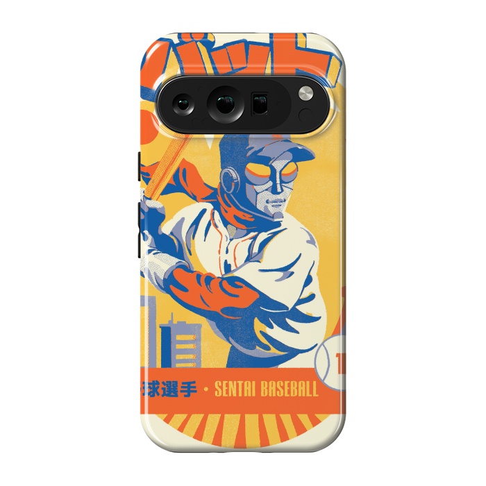 Pixel 9 pro StrongFit Sentai Baseball League by Ilustrata