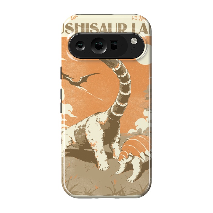 Pixel 9 pro StrongFit Sushisaur Land by Ilustrata