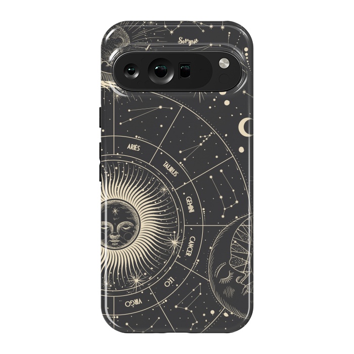 Pixel 9 Pro XL StrongFit celestial moon and sun by haroulita