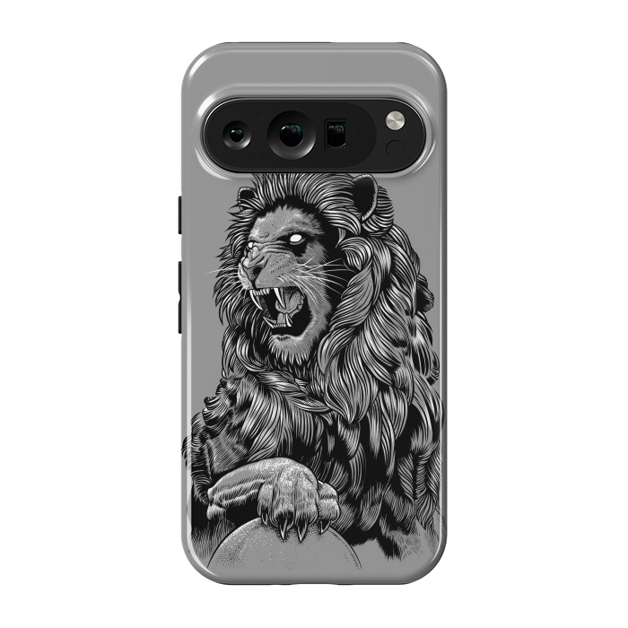 Pixel 9 pro StrongFit Statue lion by Alberto